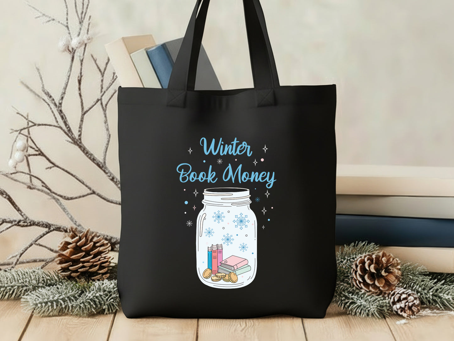 Winter Book Money Sublimation Transfer
