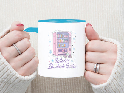 Winter Bookish Girlie PNG Sublimation