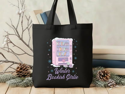 Winter Bookish Girlie PNG Sublimation