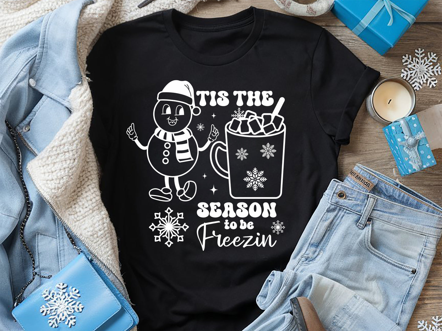 Winter SVG - Tis the Season to be Freezin