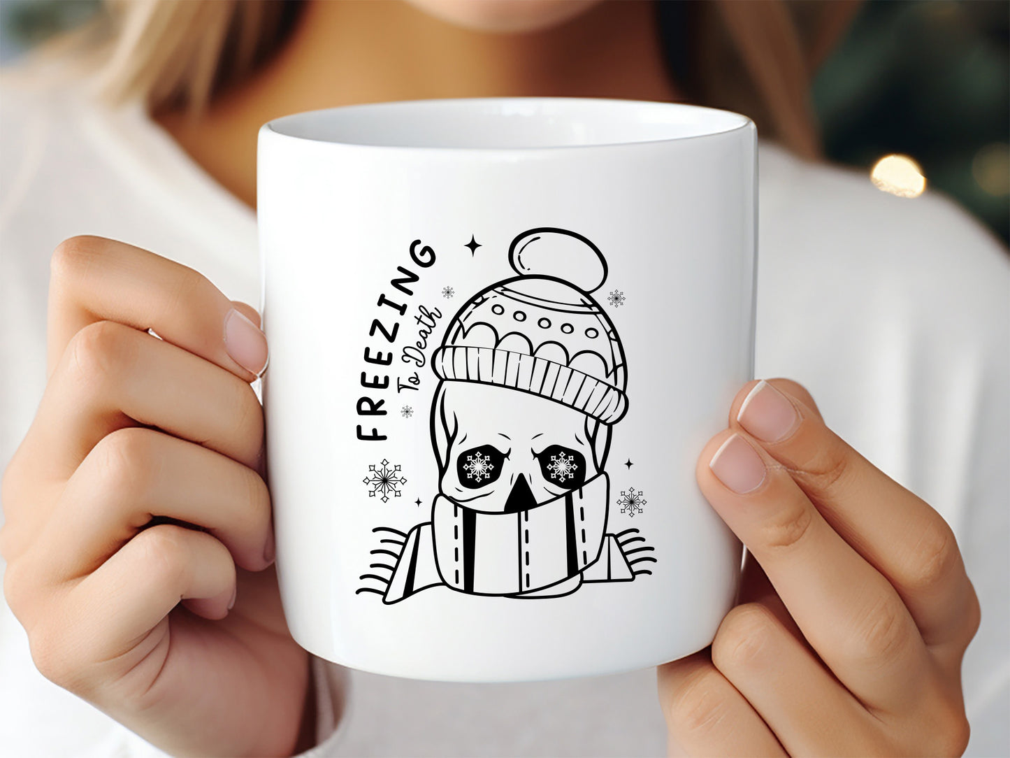 Winter SVG Design - Freezing to Death