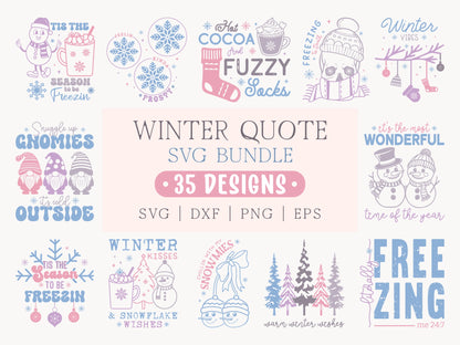 Winter SVG Design Bundle