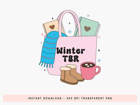 Winter TBR Sublimation PNG Design