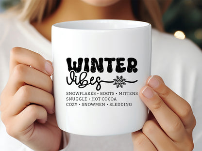 Winter Vibes SVG Design