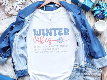 Winter Vibes SVG Design