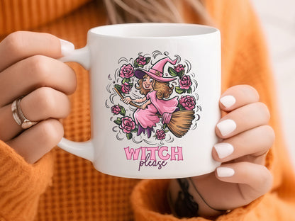 Witch Please - Pink Halloween Sublimation Design