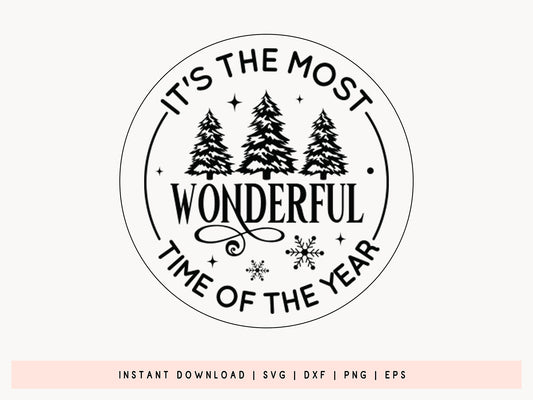 Wonderful Time of the Year - Funny Christmas Ornament SVG