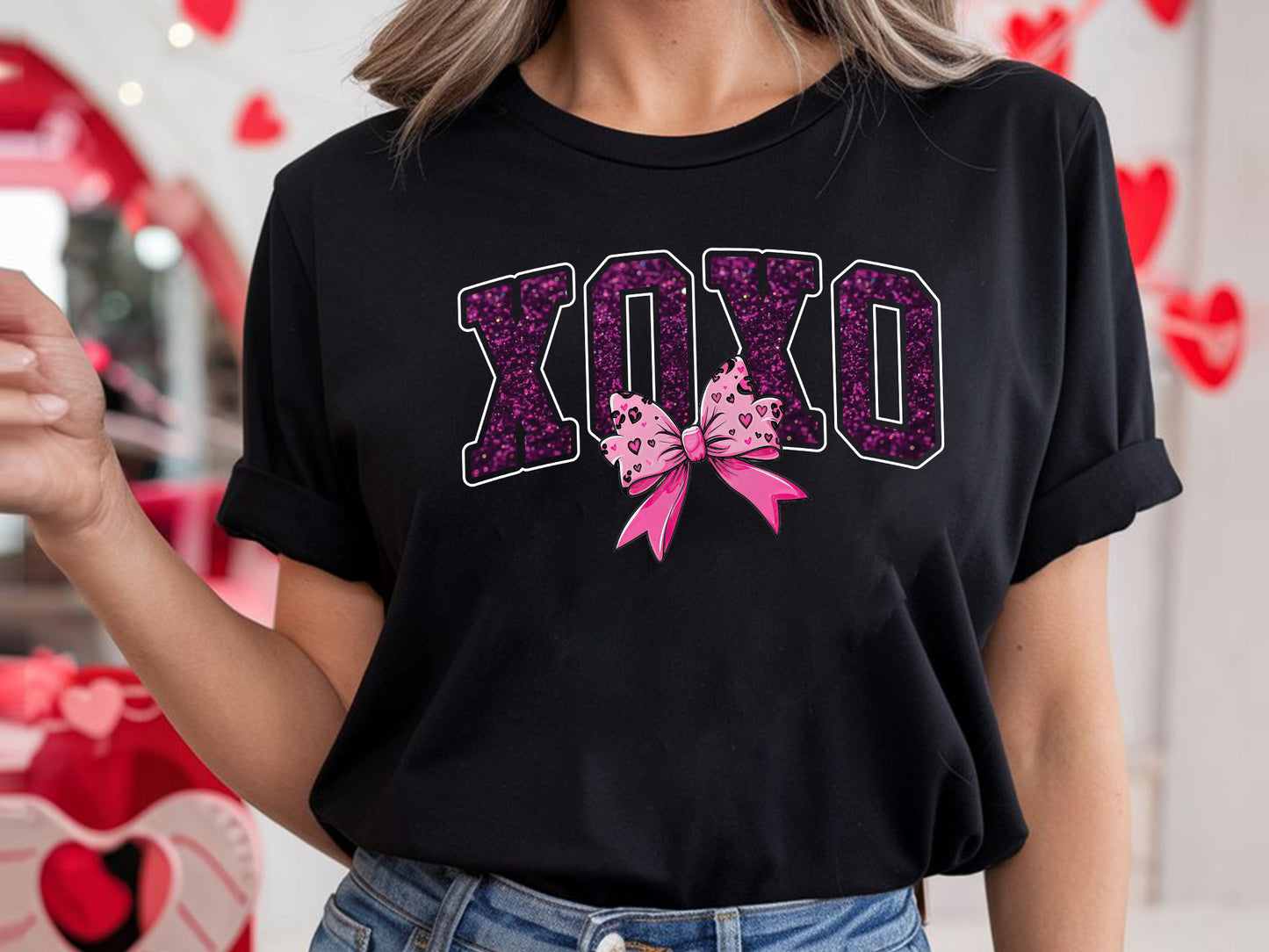 Xoxo - Coquette Valentines PNG Sublimation Design