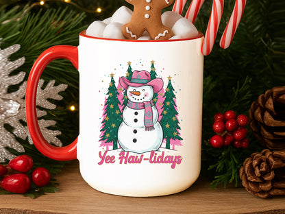 Yee Haw-Lidays, Snowman Christmas Sublimation