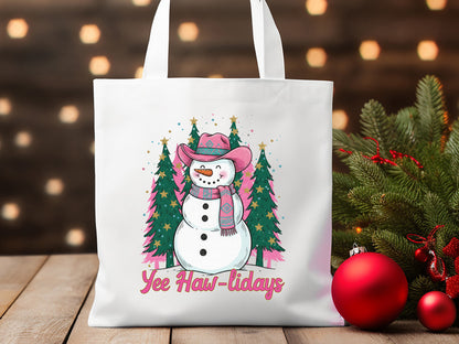 Yee Haw-Lidays, Snowman Christmas Sublimation