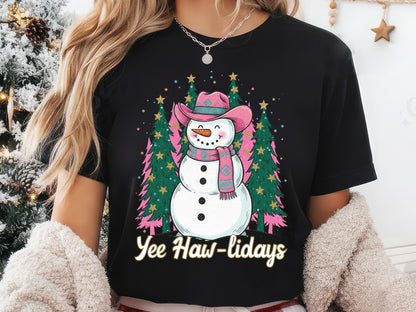 Yee Haw-Lidays, Snowman Christmas Sublimation