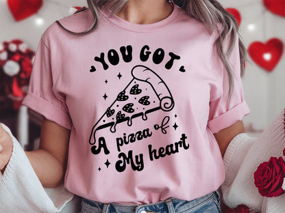 You Got A Pizza of My Heart - Retro Valentine SVG