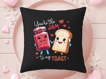 You're The Jam To My Toast, Funny Valentine's Day Food PNG