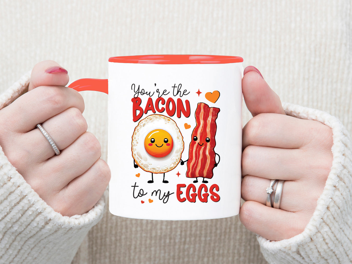 You're the Bacon to My Eggs, Valentine Food Sublimation