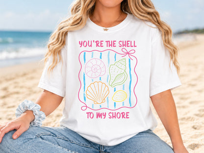 You're the Shell to My Shore, Coastal Summer PNG