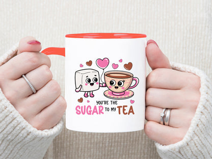 You're the Sugar to My Tea, Food Valentine Sublimation