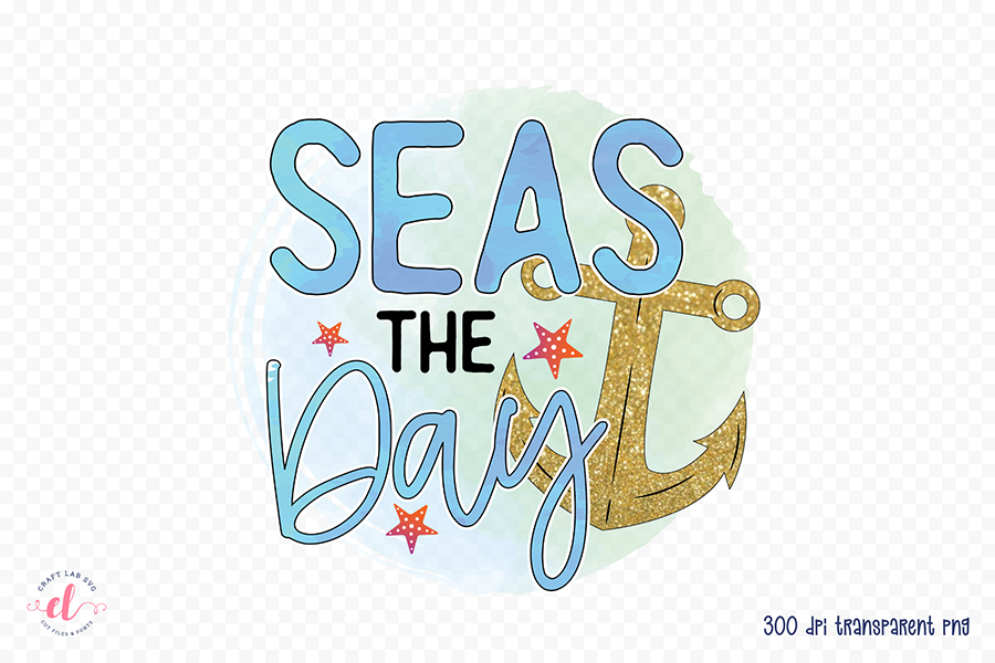 Seas the Day | Beach Sublimation Design