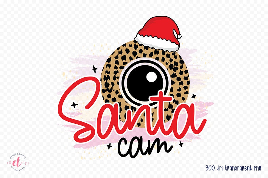 Santa Cam PNG - Funny Christmas PNG