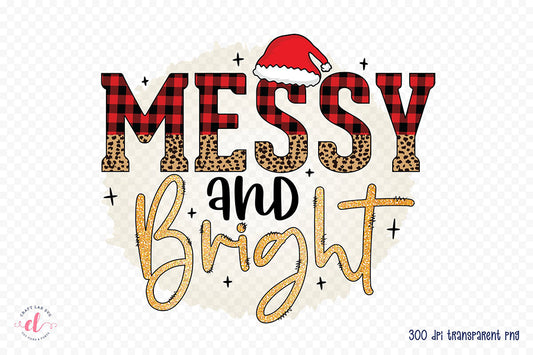 Messy and Bright - Funny Christmas PNG