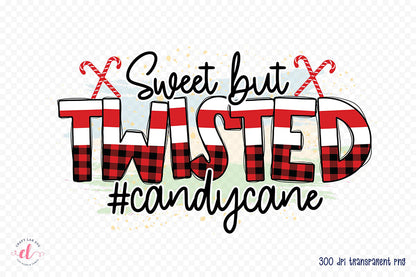 Sweet but Twisted, Funny Christmas PNG