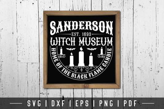 Vintage Halloween SVG, Sanderson Witch Museum