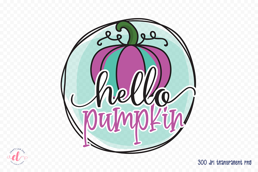 Fall Sublimation Design - Hello Pumpkin PNG