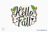 Fall Sublimation Design | Hello Fall PNG