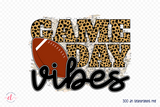 Game Day Vibes, Football Sublimation Design