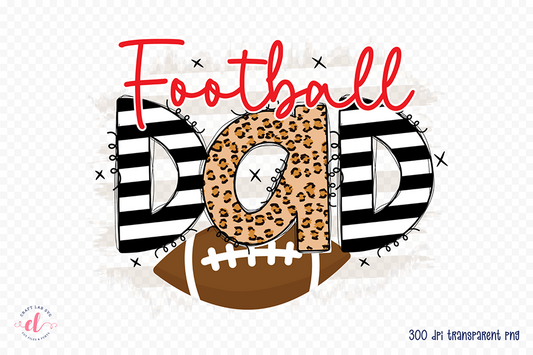 Football Dad PNG, Football Sublimation Design