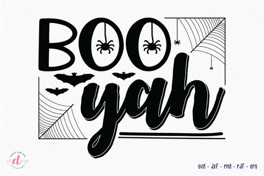 Boo Yah SVG, Free Halloween SVG