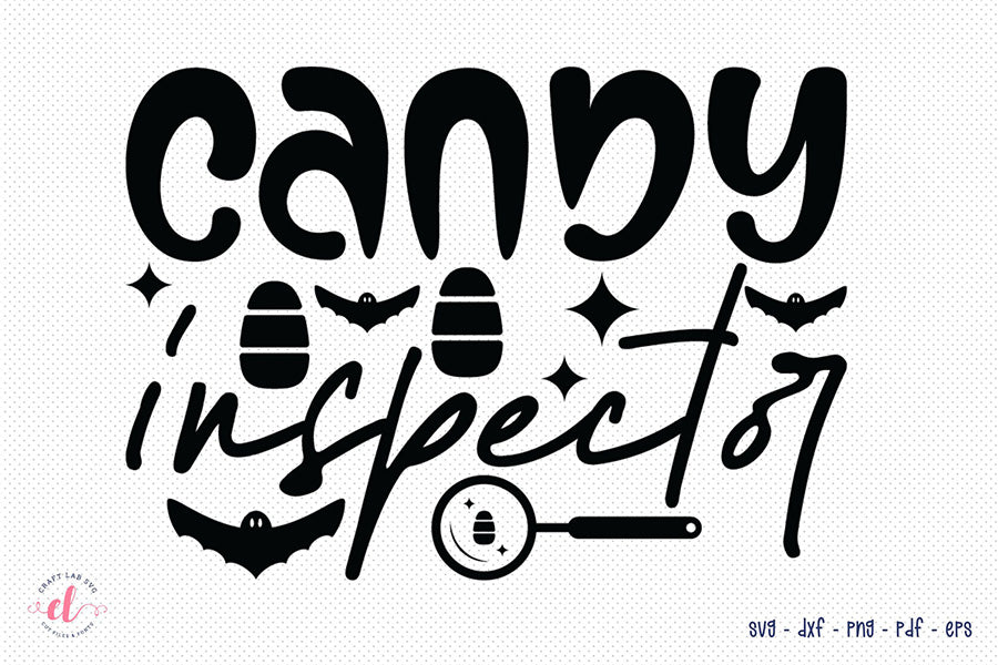 Candy Inspector SVG - Free Halloween SVG