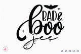 Bad & Boo Jee SVG, Free Halloween SVG