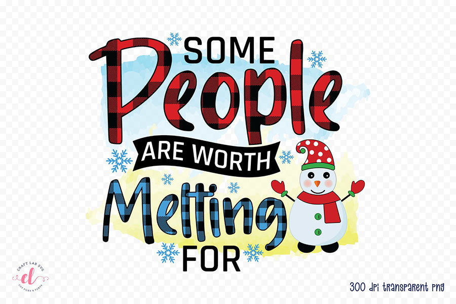 Snowman Quote PNG Sublimation Design