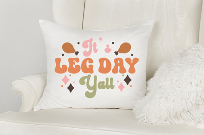 It's Leg Day Y'all | Retro Thanksgiving SVG