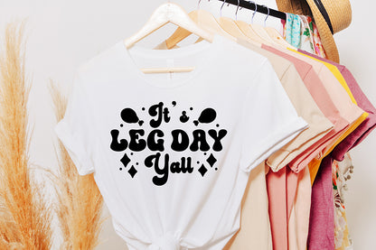 It's Leg Day Y'all | Retro Thanksgiving SVG