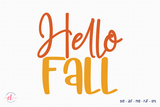 Fall SVG | Autumn SVG | Hello Fall Cut File