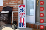 4th of July Porch Sign SVG