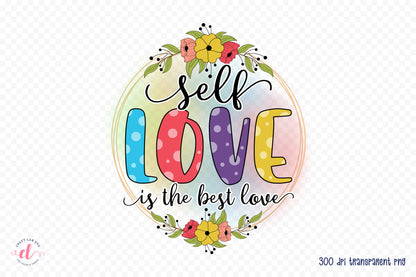 Self Love Quote PNG | Self Love is the Best Love