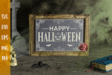 Halloween Sign SVG | Happy Halloween SVG