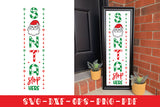 Santa Stop Here - Christmas Porch Sign SVG