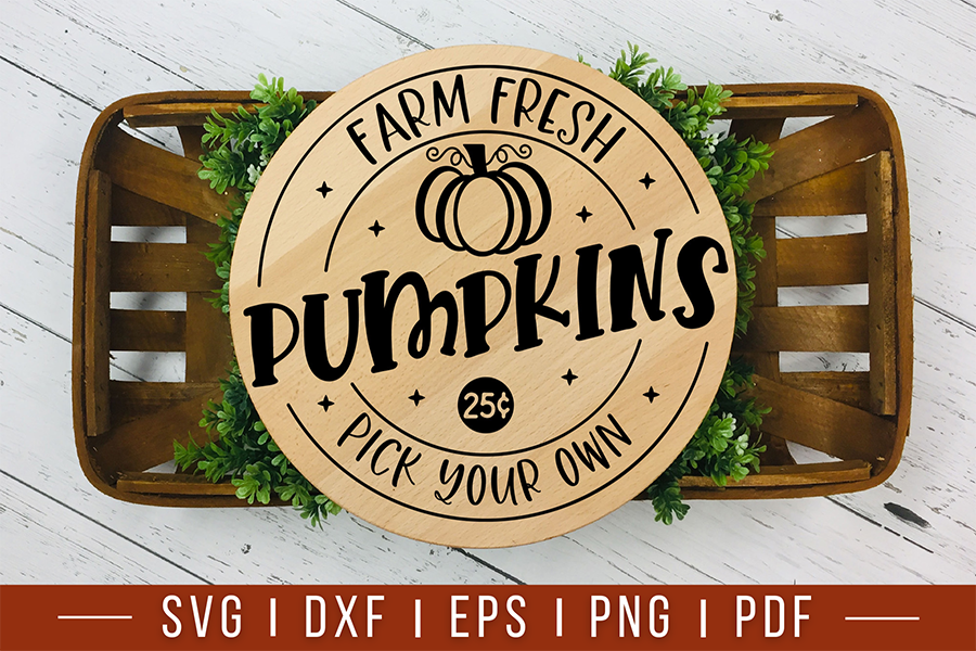 Farm Fresh Pumpkins | Fall Farmhouse SVG