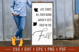 Fall Farmhouse Sign SVG Design