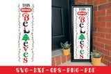 This Home Believes, Christmas Porch Sign SVG