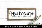 Fall Sign Making SVG | Welcome to Our Patch