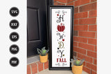 Fall Vertical Sign SVG - Howdy Fall SVG