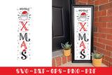 Merry Xmas SVG, Christmas Porch Sign SVG