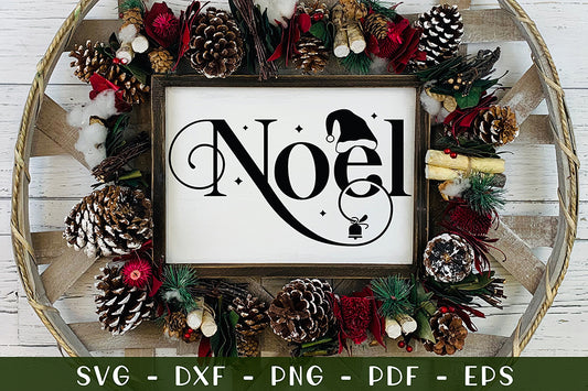 Noel SVG, Farmhouse Christmas Sign SVG