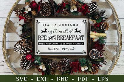 Farmhouse Christmas Sign SVG Design