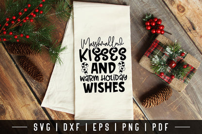 Christmas Kitchen Towels SVG Design