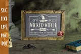 The Wicked Witch Inn SVG | Halloween Sign SVG